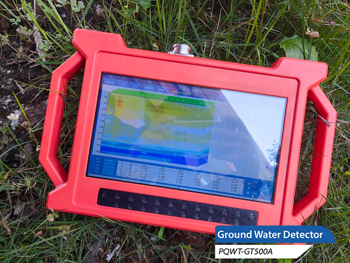 Ground water detector indirectly searching for water resources