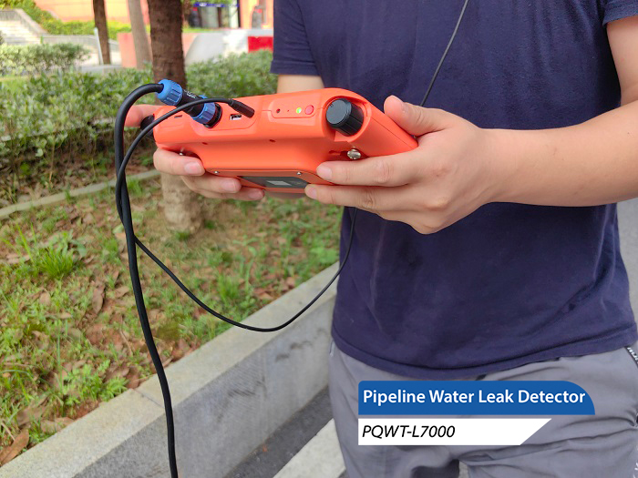 Principle and use of the pipeline leak detector