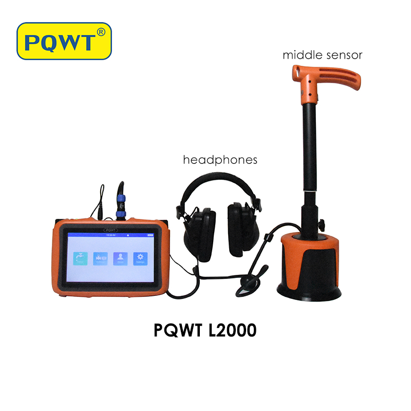 PQWT L2000 Water Supply Pipeline Leakage Detection Underground Outdoor Water Pipeline Leak Detector