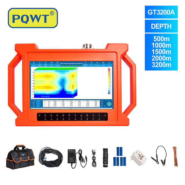 PQWT GT Series Auto Analysis Geophysical Survey Equipment 3D Map Multi Channels Deep Depth Undergrou