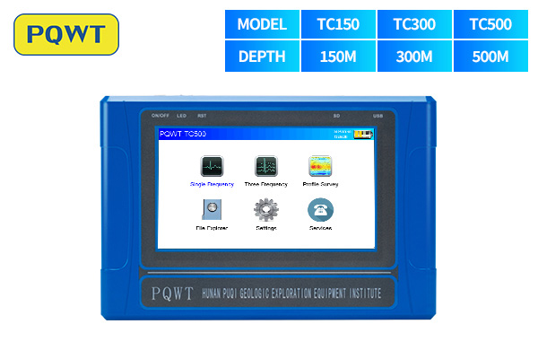 Pqwt Color Code PQ225 Portable Groundwater Detector with Automatic Mapping | PQWT