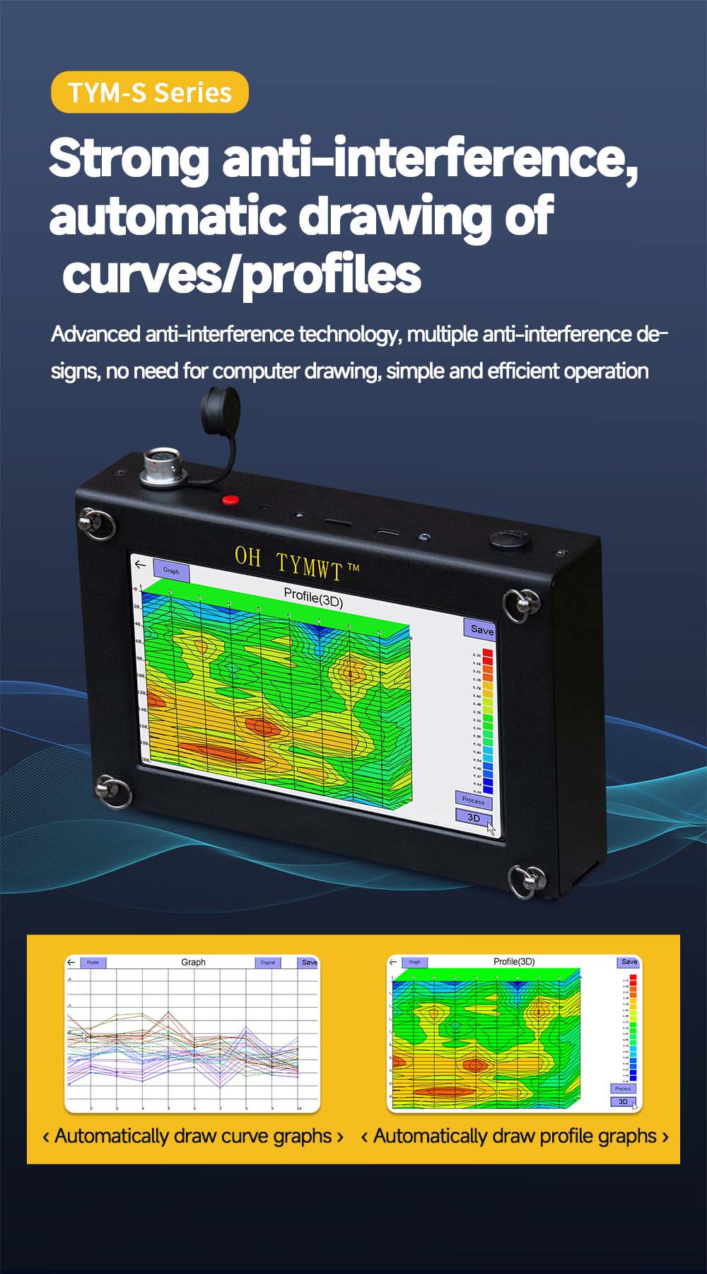 TYM-S Underground Water Detector